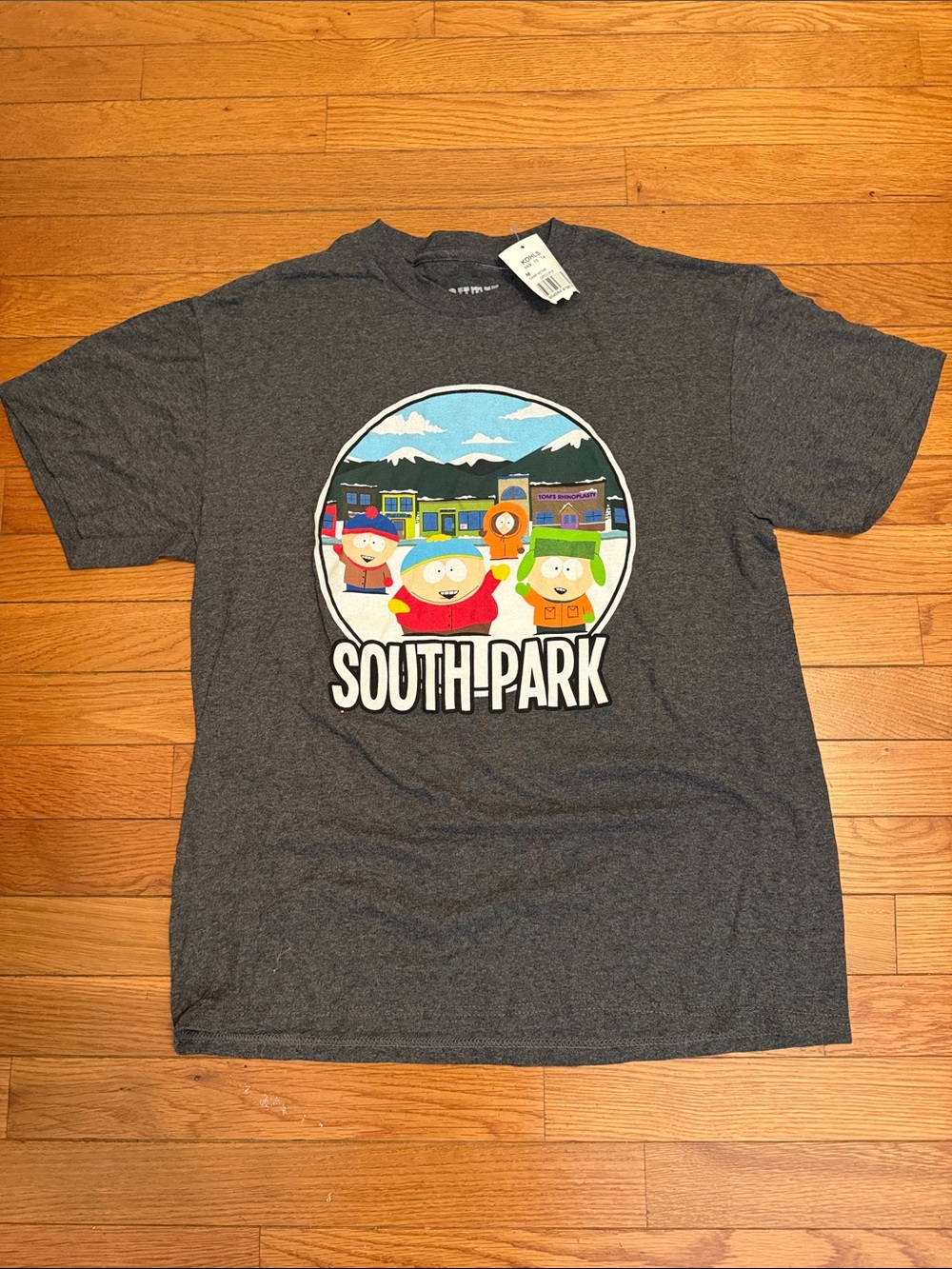 South Park Graphic Tee - Charcoal Heather with Multicolor Print